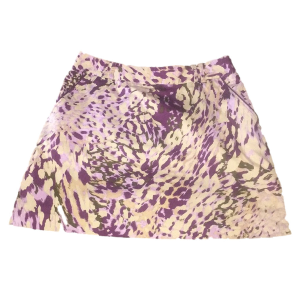 Haley Sport Contemporary Print Purple/Green Skort